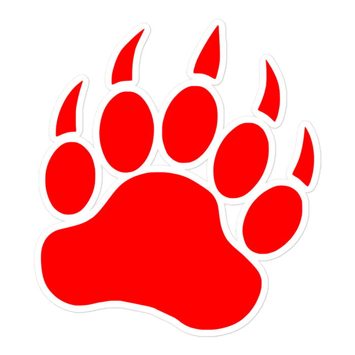 Bear Paw - Red | Sticker
