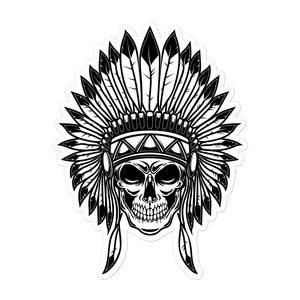Native American Skull | Sticker