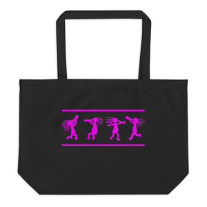 Kokopelli Dance - Eco Friendly | Large Tote Bag