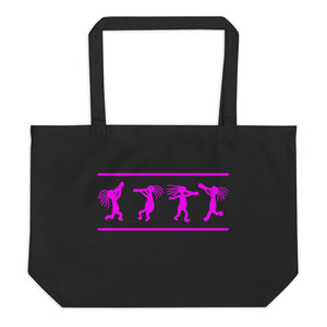 Kokopelli Dance - Eco Friendly | Large Tote Bag