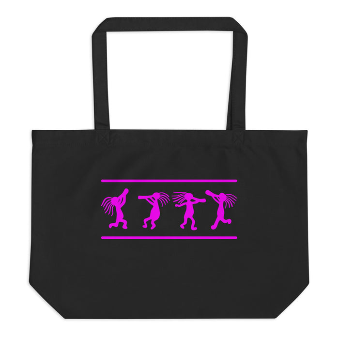 Kokopelli Dance - Eco Friendly | Large Tote Bag
