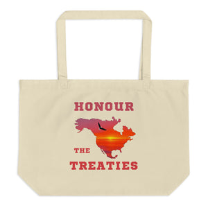 Honour The Treaties - Eco Friendly | Large Tote Bag