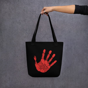 Red Hand - Supporter of MMIW | Tote Bag