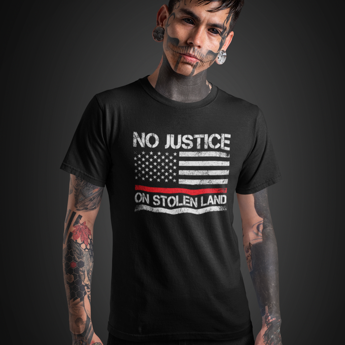 No Justice on Stolen Land | Lightweight Tee