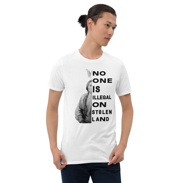 No One Is Illegal On Stolen Land | Sitting Bull | Lightweight Tee