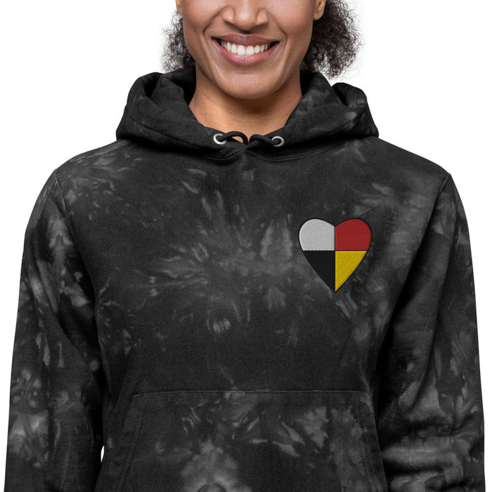 Native Heart | Champion Tie-Dye Hoodie