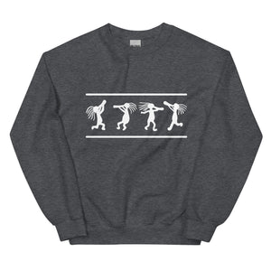 Kokopelli Dance - White | Sweatshirt