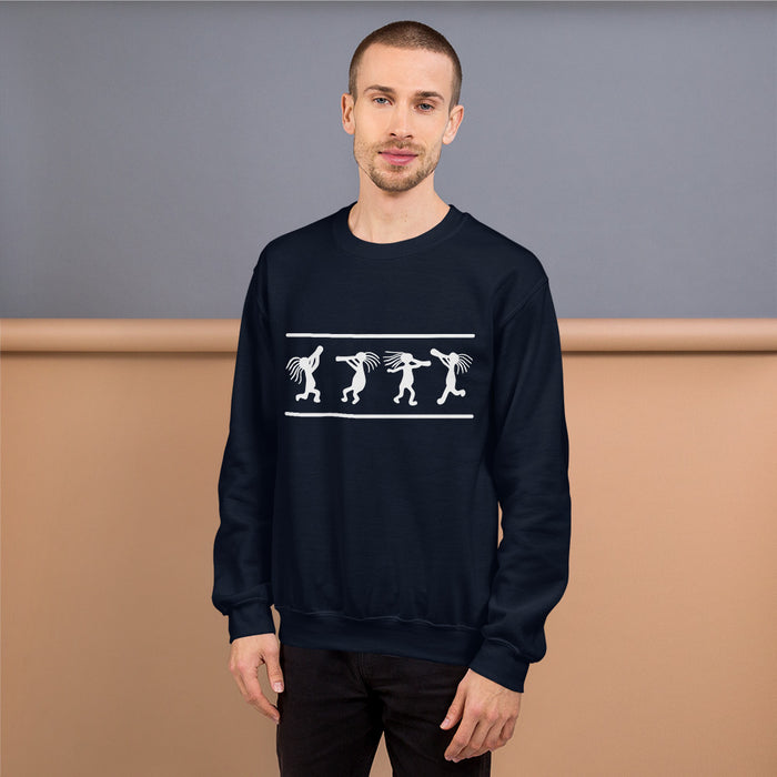 Kokopelli Dance - White | Sweatshirt
