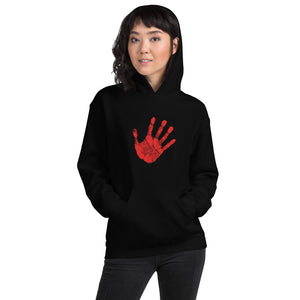 MMIW with hand | Red Hand Front Back | Heavy Hoodie