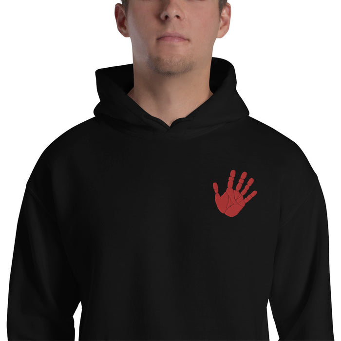 Red Hand - Supporter of MMIW - Embroidery | Heavy Hoodie