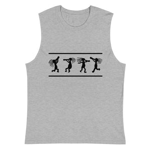 Kokopelli Dance - Black | Muscle Shirt