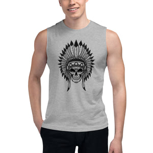 Native American Skull | Muscle Shirt