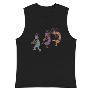 Kokopelli Trio | Muscle Shirt