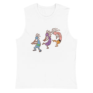 Kokopelli Trio | Muscle Shirt