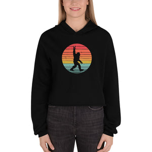 Retro Bigfoot | Crop Hoodie