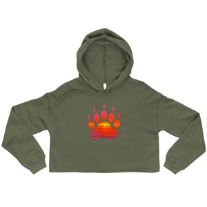 Bear Paw - Sunset | Crop Hoodie