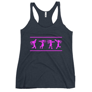 Kokopelli Dance - Pink | Racerback Tank