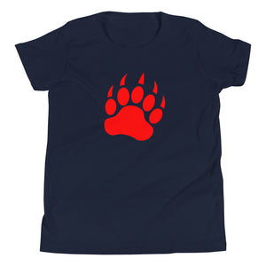 Bear Paw - Red | Youth T-Shirt